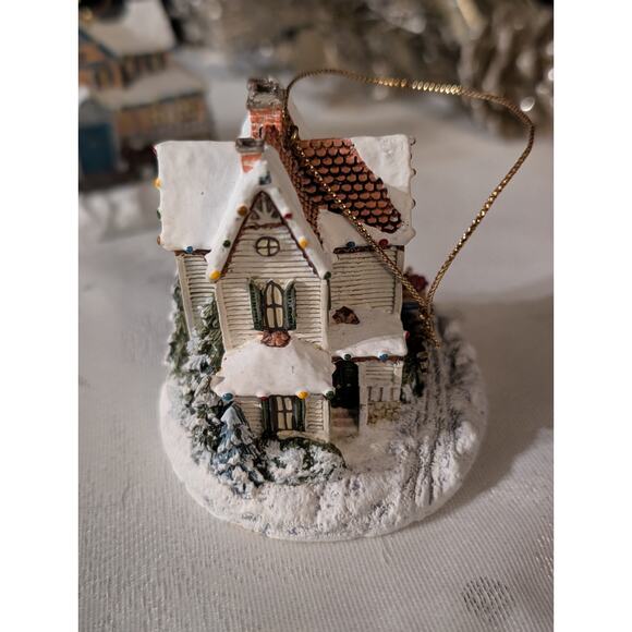 Thomas Kinkade Winter Memories Illuminated Ornament Collection 2000 – Lot of... - Picture 15 of 16